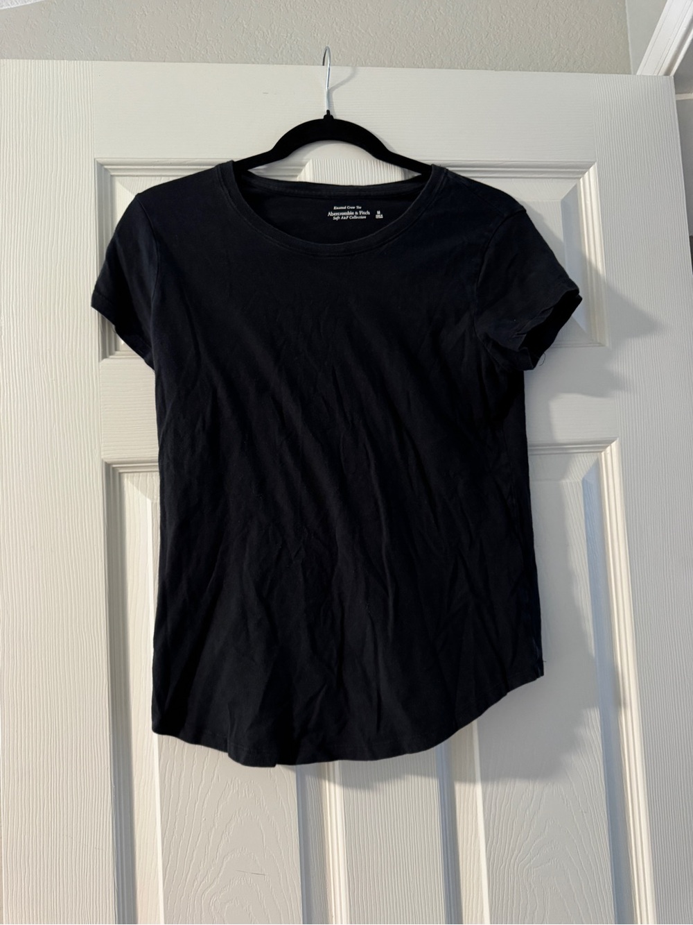 Abercrombie & Fitch Black Short Sleeve Crew Tee